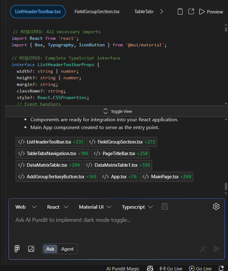 Process Final Result Interaction